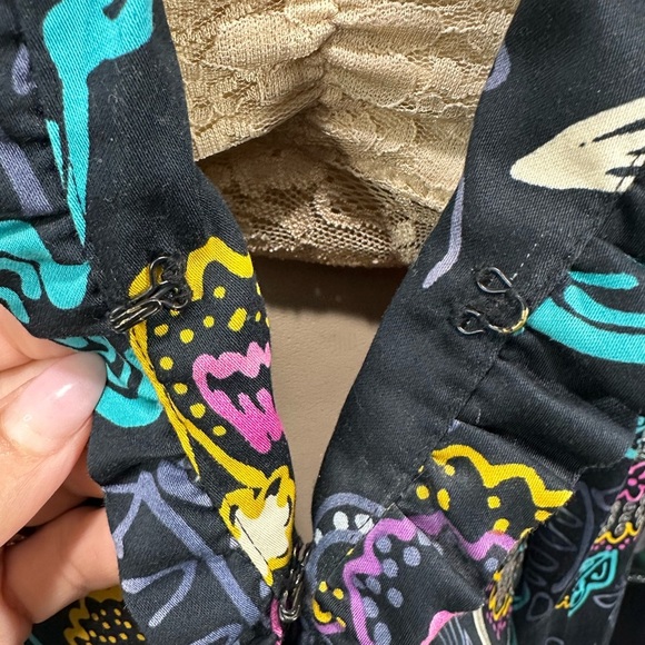 REDD Jeans Women's Sequin Multi Color Floral Print Jacket Blazer - Picture 6 of 11